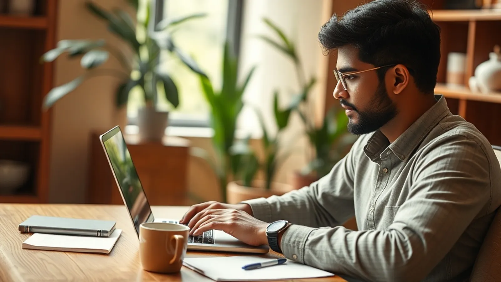 Applicant comparing JAIN Online MBA against Bharathidasan on a laptop in India
